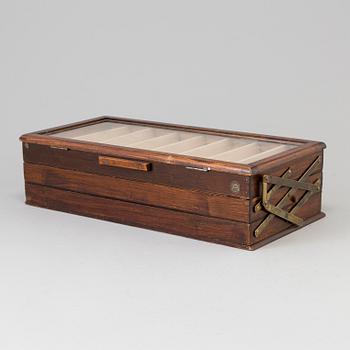 A sewing box 'Anchor' by Clarks, early 20th century.