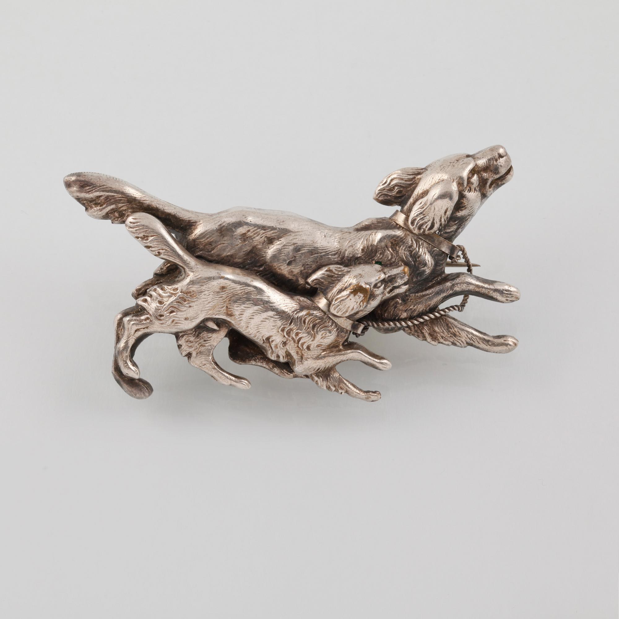BROSCH, silver. Vikt 17,6 gram.