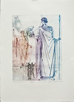 LJUBEN DIMANOV, färglitografier, 21 st. Signerade och numrerade 23/50. Daterade 1975.