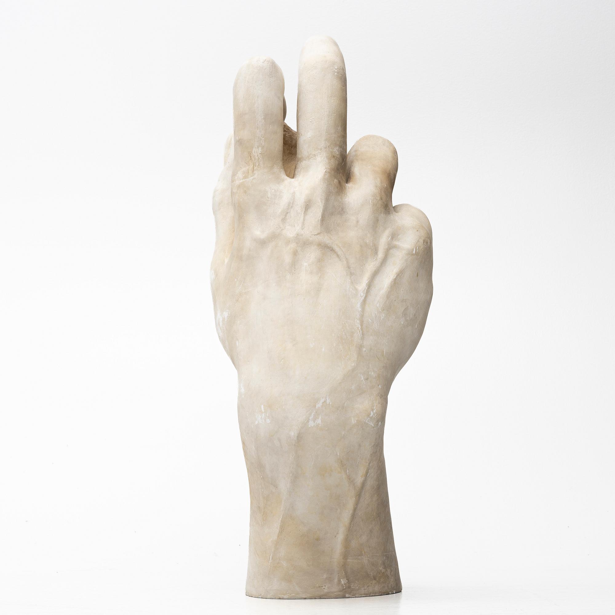 Skulptur, hand, 1900-tal.