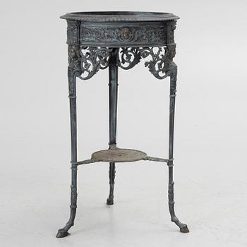 A plant stand, late 20th century.