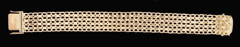 ARMBAND, guld 18K, Stockholms ädelsmide AB, Stockholm 1960. Vikt ca 30 gram.