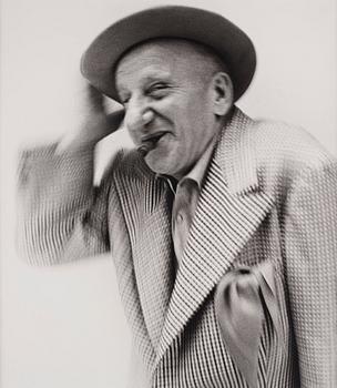 190. Richard Avedon, "Jimmy Durante", 1970.