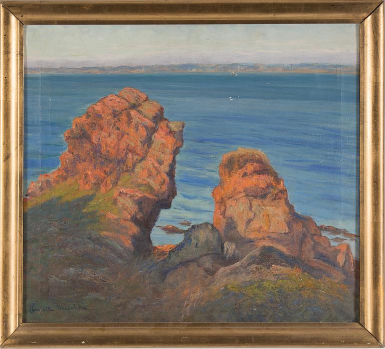 CHARLOTTE WAHLSTRÖM, oil on canvas, signed.