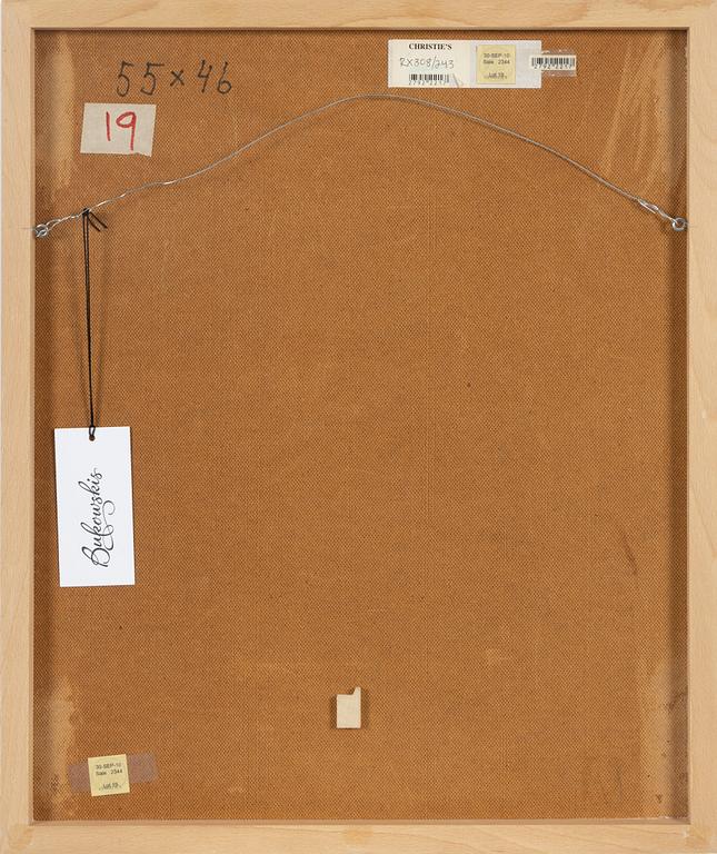 Thea Ekström, oil on panel, signed and dated 5 II 67.