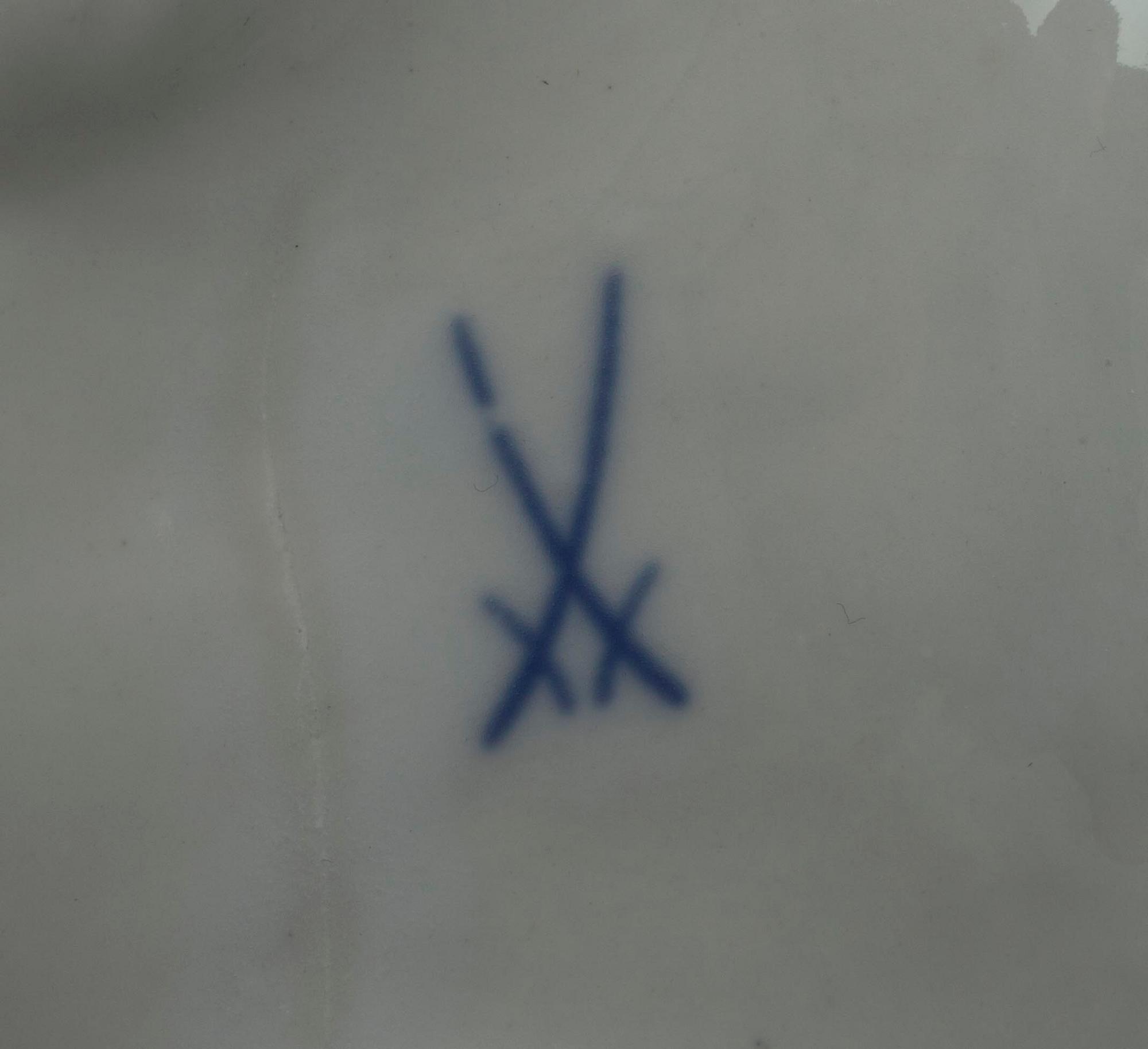 SKÅL, porslin, Meissen, andra sortering, 1900-tal.