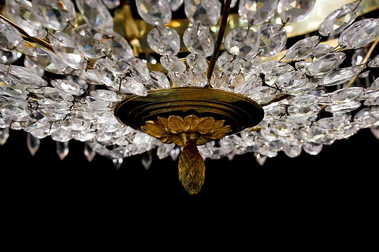 LJUSKRONA, sengustaviansk, omkring år 1800. Höjd 90 cm.