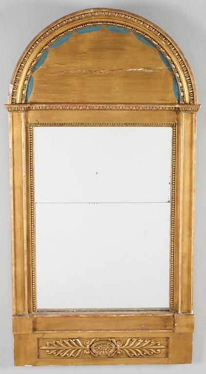 SPEGEL, bronserad, empire, 1800-talets första hälft.