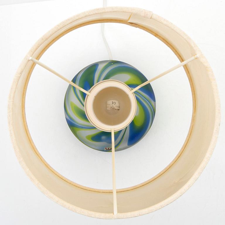 Göran Wärff, bordslampa, glas, Kosta, signerad.