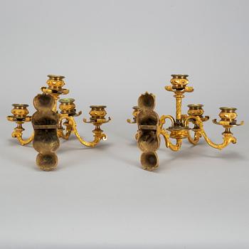 A pair of Empire wall-sconces.