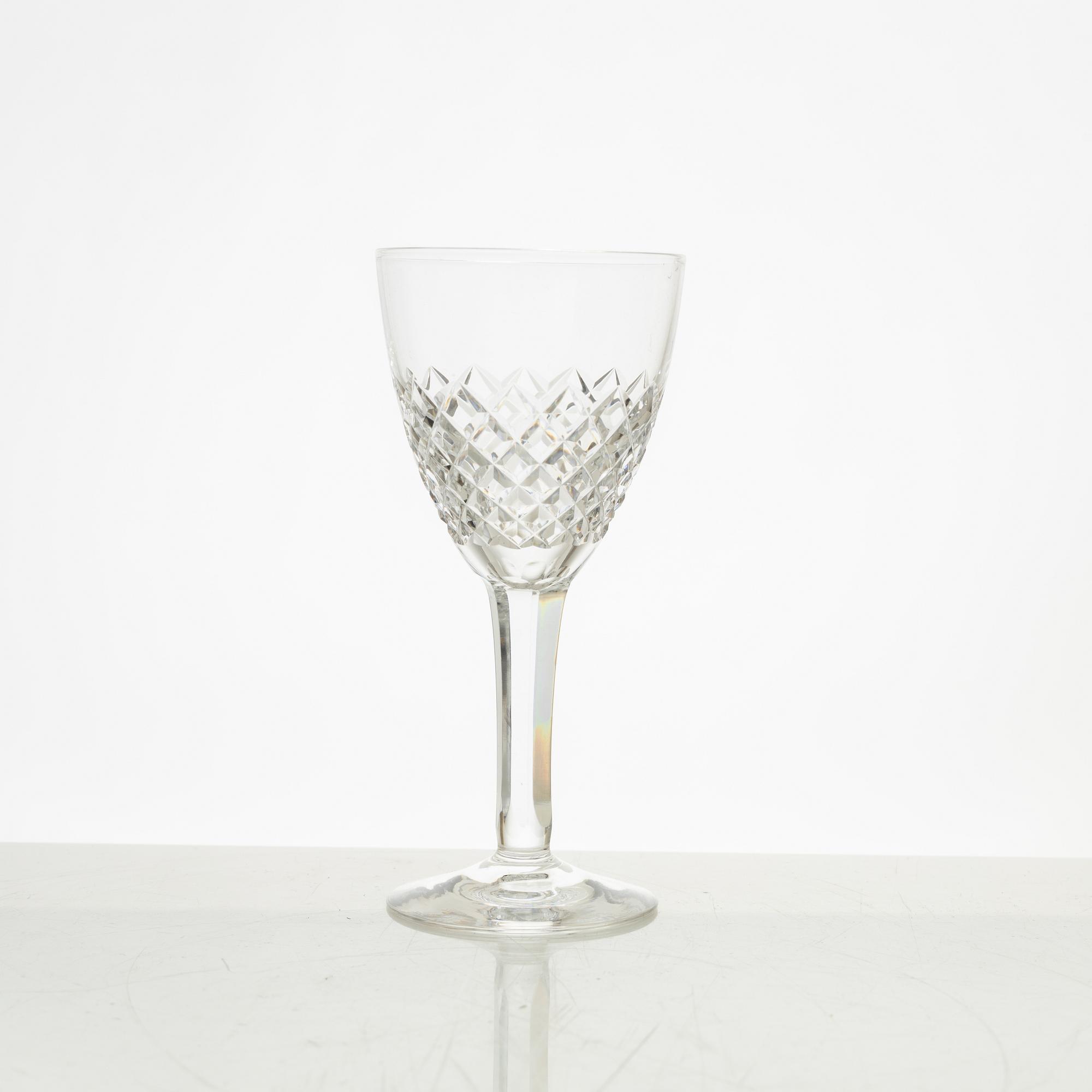 Vicke Lindstrand, glass service, "Blues", Kosta (45 pieces).
