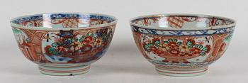 SKÅLAR, 2 st, porslin, Kina, Qianlong, 1700-tal.