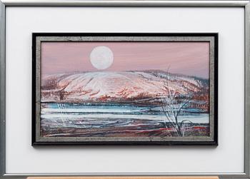 VEIKKO TAKALA, olja på pannå, signerad och daterad -77.