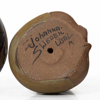 Lisa Larson, figuriner, 5 st, ur serierna "Afrika", "Världens barn" samt "Larsons ungar", Gustavsberg.