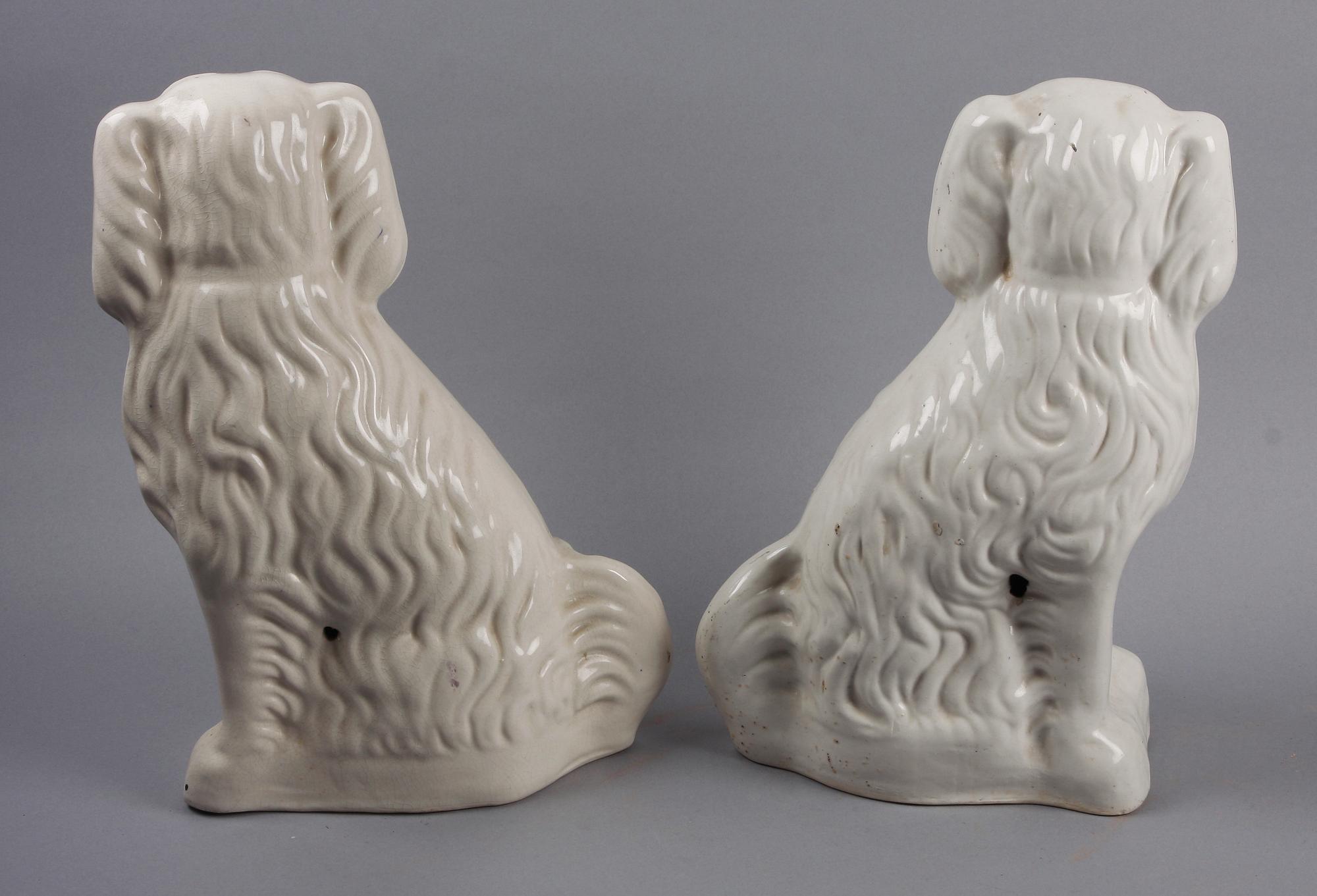 FIGURINER, ett par, keramik, England, 1800/1900-tal.