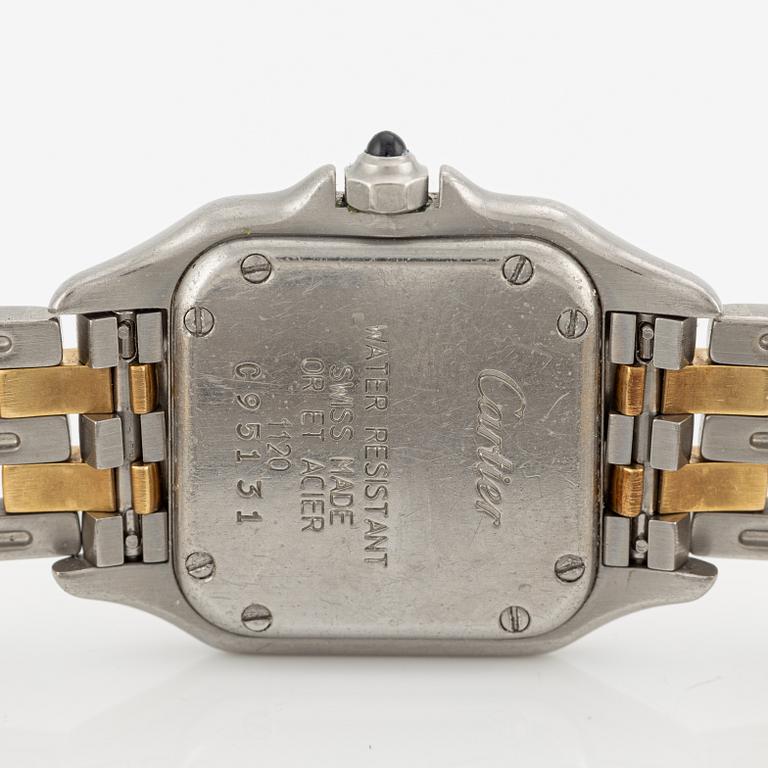 Cartier, Panthère, armbandsur, 21,5 x 21,5 (29,5) mm.