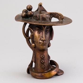 EDGAR VIIES, a bronze sculpture, signed and dated 1993.