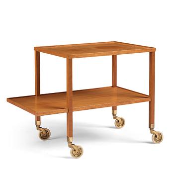 376. Josef Frank, a mahogany serving trolley, Svenskt Tenn, Sweden, model nr 470.