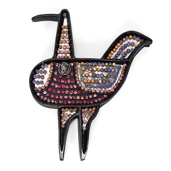 Birger Kaipiainen, a ceramic bird relief, signed Kaipiainen.