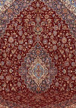 A carpet Kashan, around 460 x 300 cm.