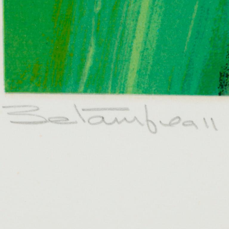 IVON HITCHENS, färgserigrafi, sign, numr 18/100, 1976.