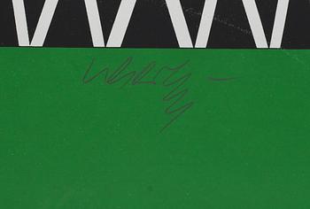VICTOR VASARELY, färgserigrafi, signerad, ej numrerad.