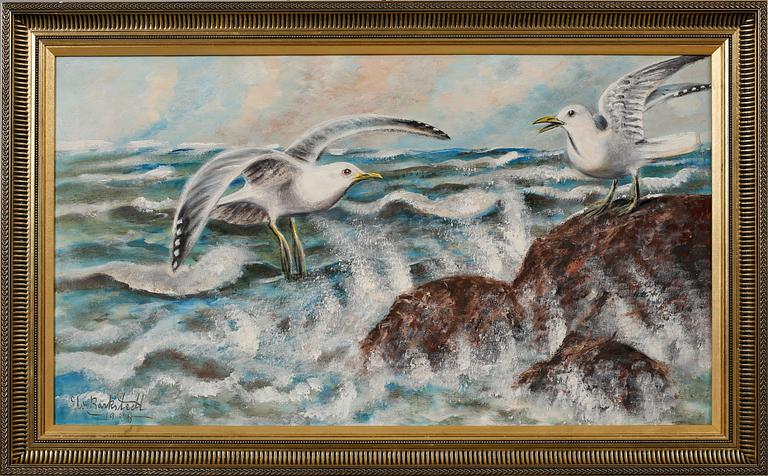 ELIS BARKSTEDT, olja på duk, signerad.