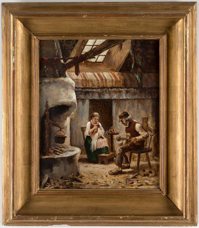 SEVERIN NILSON, oil on canvas, signed and dated 1873.