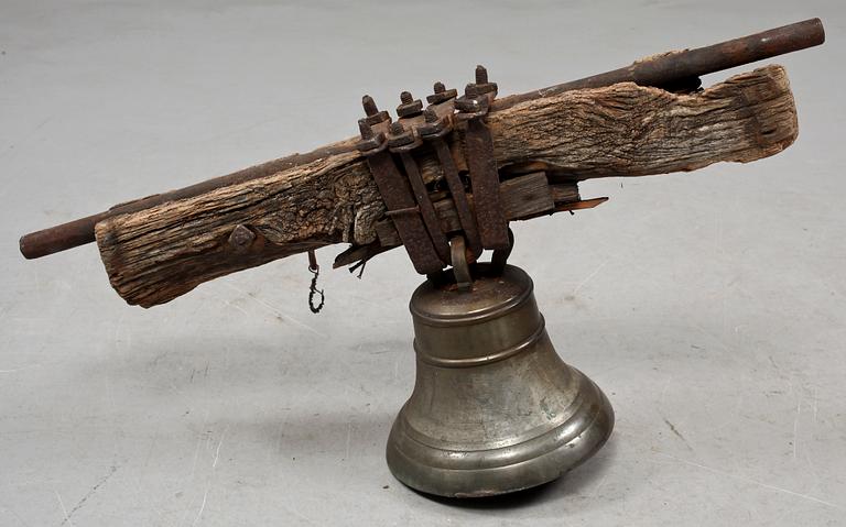 VÄLLINGKLOCKA, malm, 1800/1900-tal.