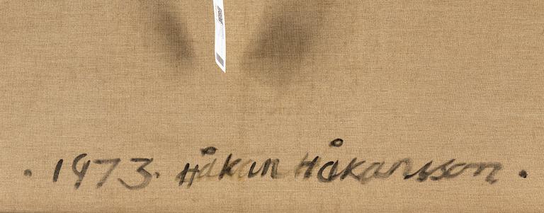 HÅKAN HÅKANSSON, olja på duk, signerad och daterad 1973 a tergo.