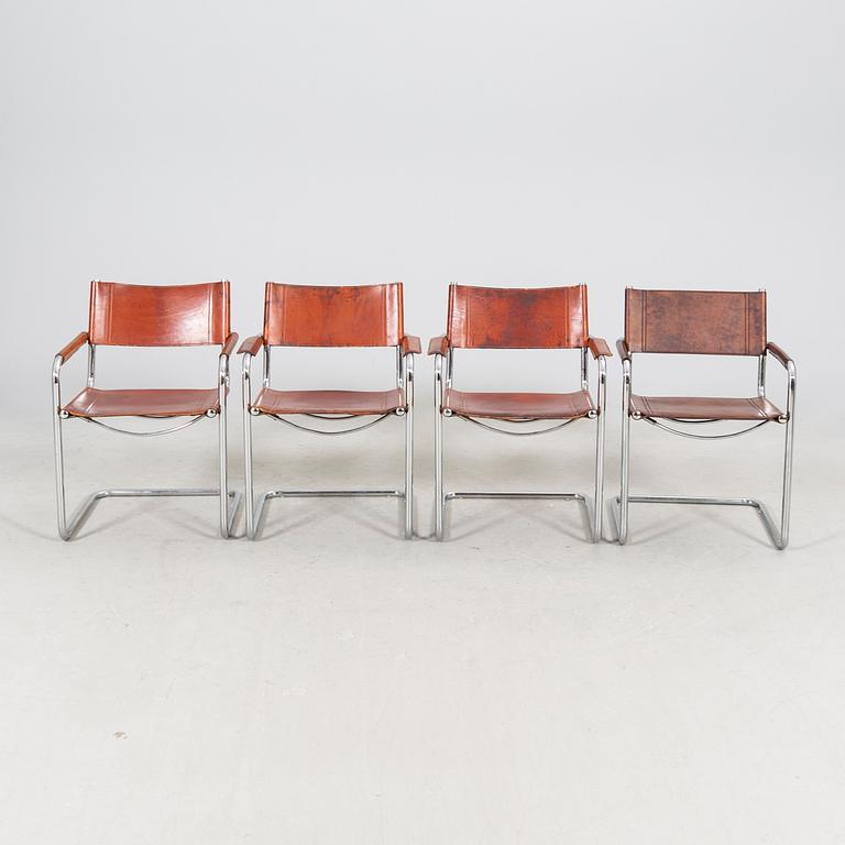 Matteo Grassi, karmstolar, 4 st snarlika, Italien, sent 1900-tal.