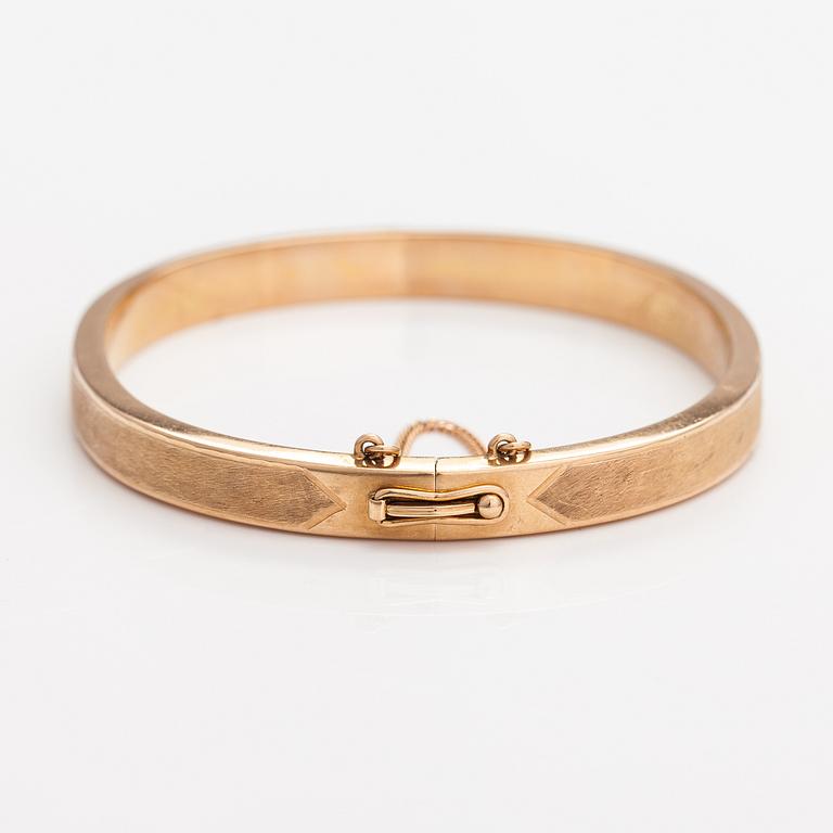 A 14K gold bracelet. Westerback, Helsinki 1961.