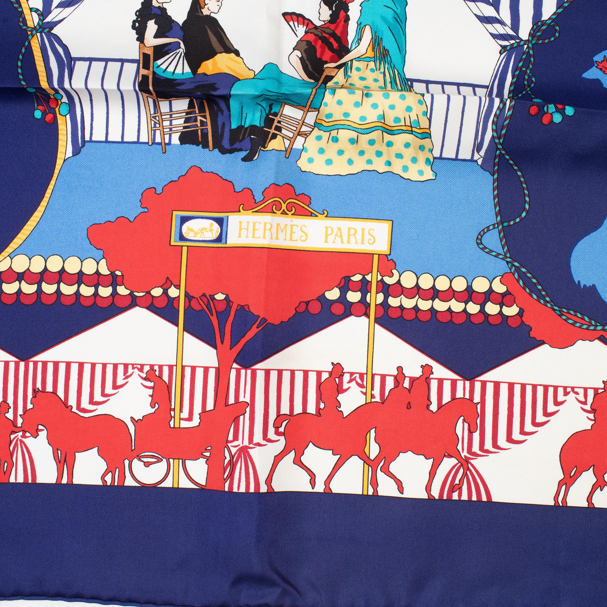 Hermès, scarf, "Feria de Sevilla".