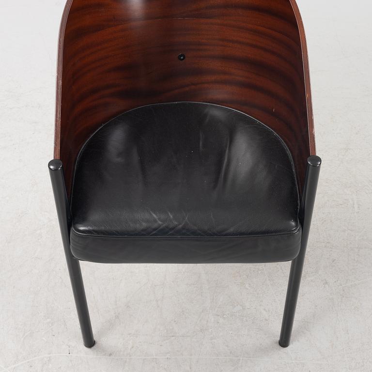 Philippe Starck, a 'Costes' mahogany chair, Aleph, Driade, Italy.