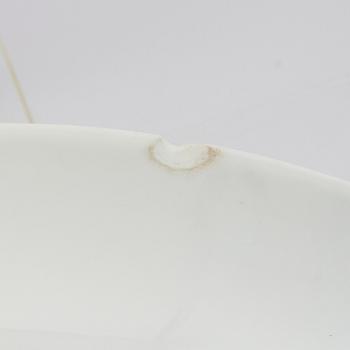 Serveringsfat 2 st "Musselmalet" Royal Copenhagen porslin tidigt 1900-tal.