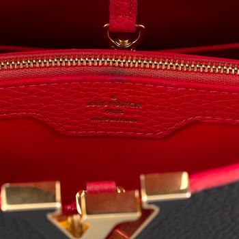 Louis Vuitton, a 'Capucines MM' Taurillon leather, 2015.