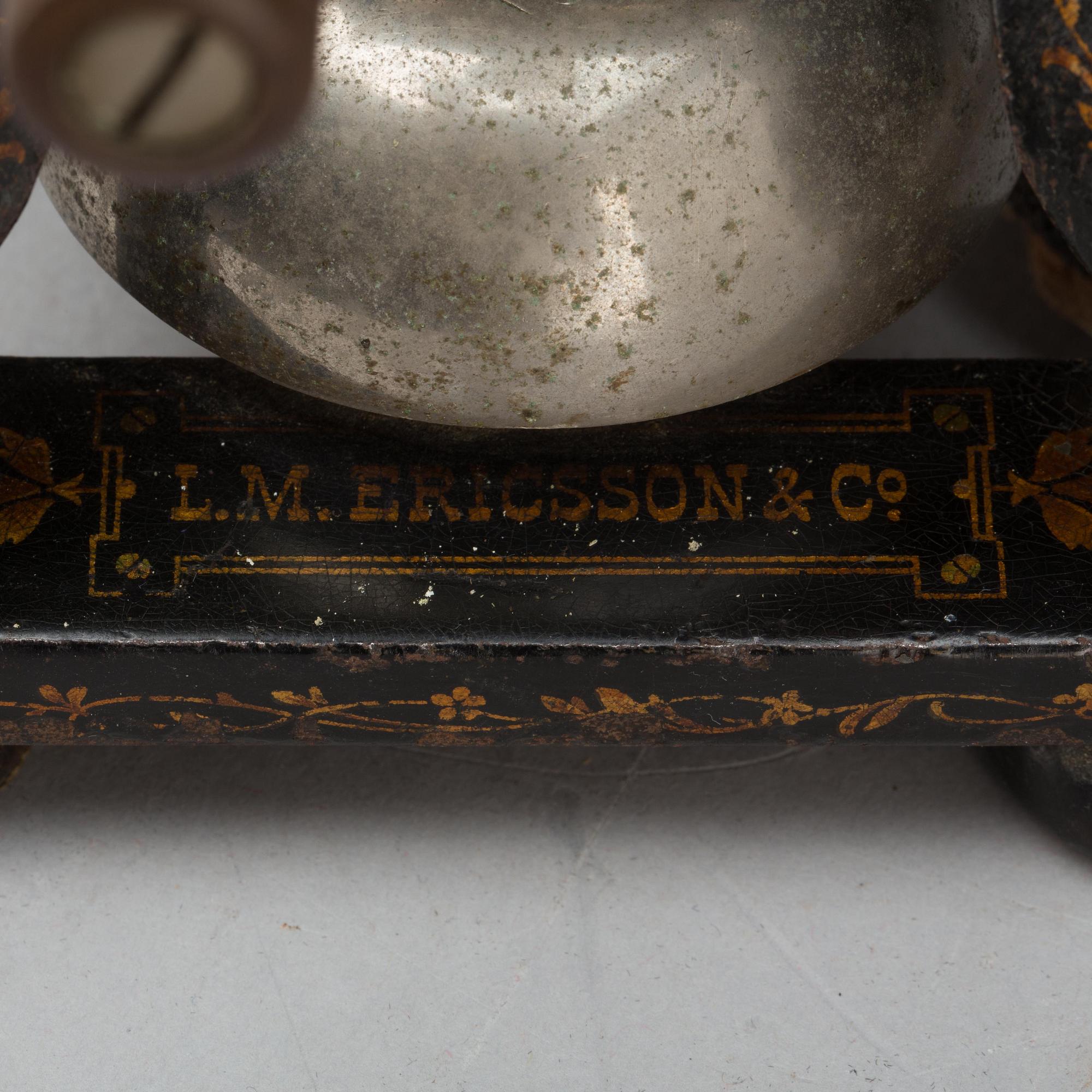 TELEFON, "Taxen", LM Ericsson & Co, 1800-talets slut.