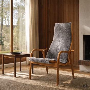 Yngve Ekström, a 'Lamino', armchair, Swedese, 2004.