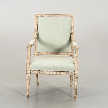 A SWEDISH SIGNED ARMCHAIR Johan Erik Höglander (Stockholm 1777-1813).