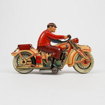 A tinplate Tipp & Co motorcycle T586 Germany c. 1950.