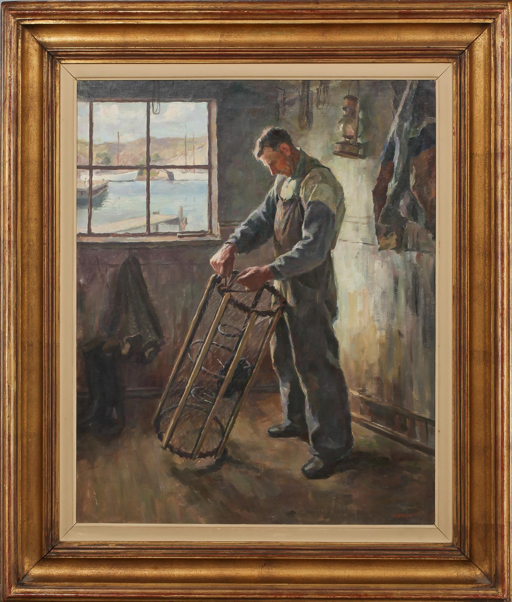 BERNHARD OSCARSSON, olja på duk, signerad.