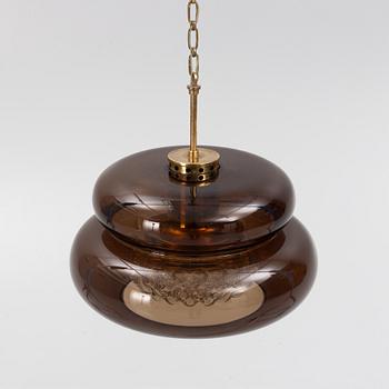 Carl Fagerlund, A "Bubblan" ceiling lamp, Orrefors.