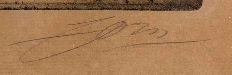 Anders Zorn, etsning,