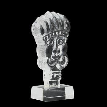 LARS HELLSTEN, skulptur, glas. Sverige, 1900-talets andra hälft.