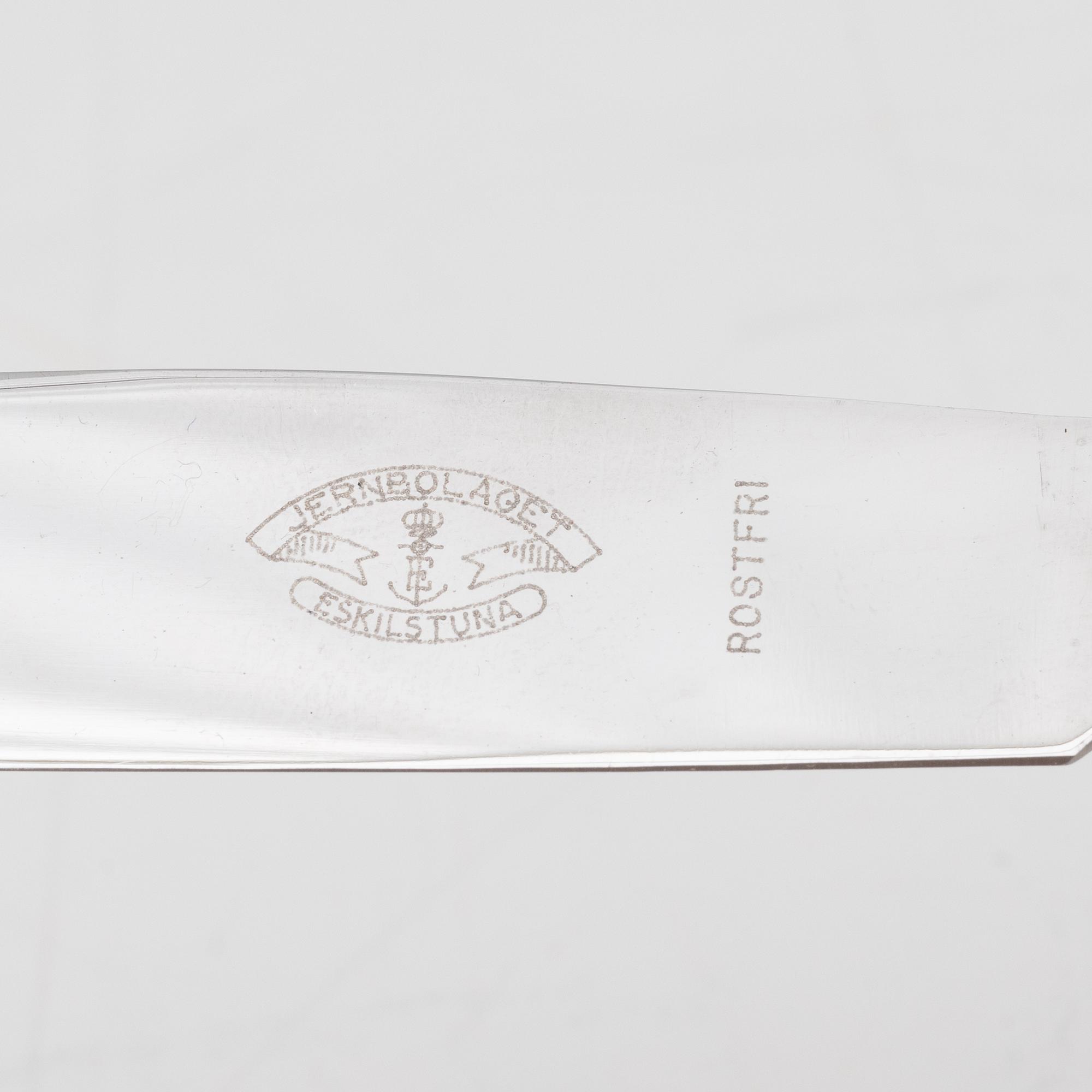 C.G. Hallberg, bestickuppsättning, 36 delar, silver, Stockholm 1951-1952.