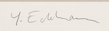 Yrjö Edelmann, "Wrapped golfer", signed HC.