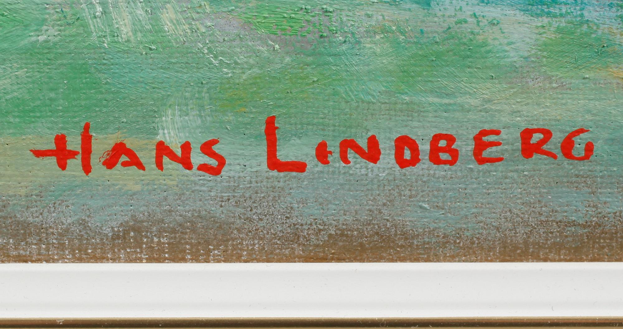 HANS LINDBERG, olja på duk, signerad.