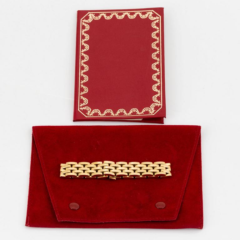 A Cartier "Maillon Panthère" 18K gold bracelet.