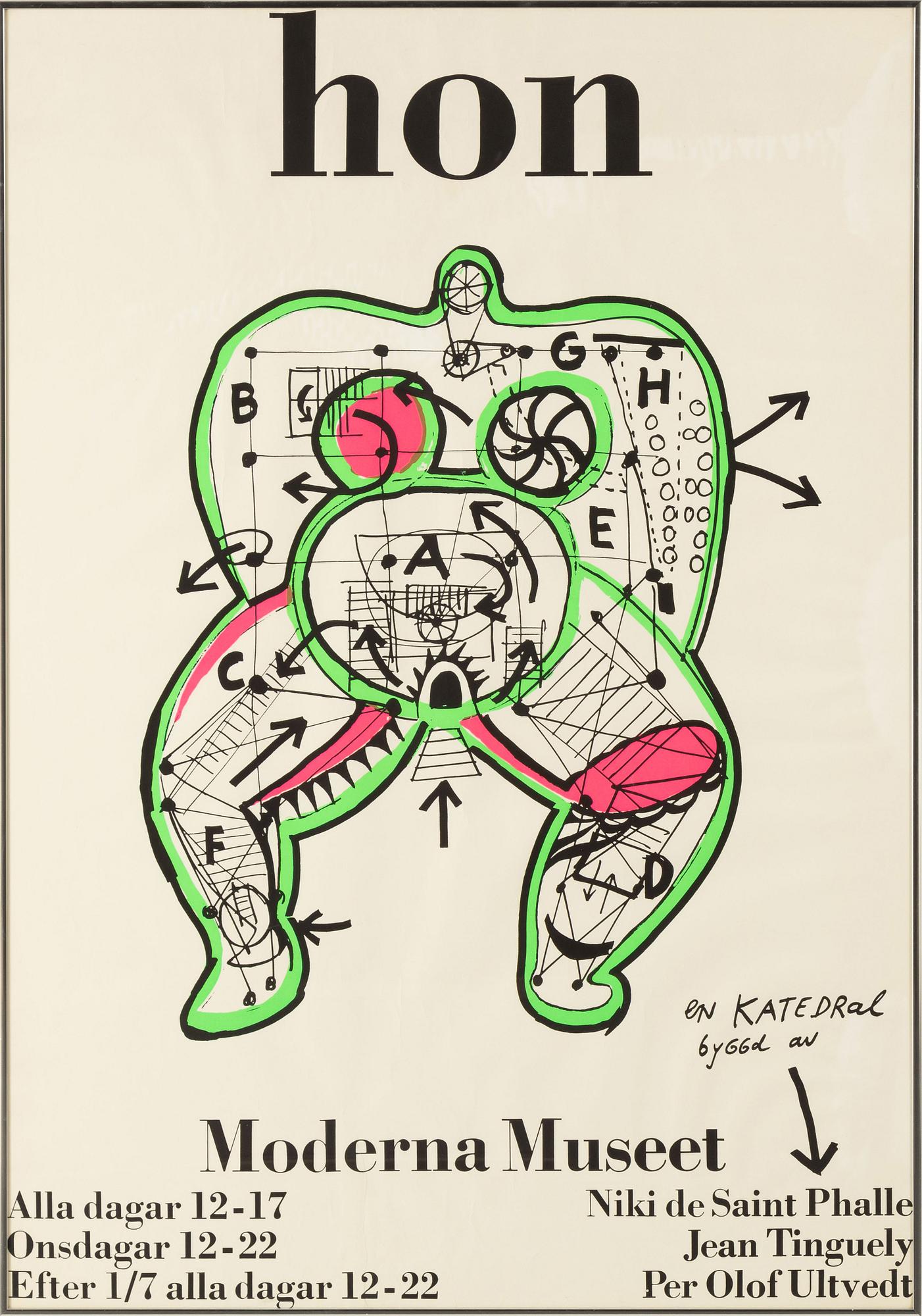 Moderna Museet アートポスター Offset/exhibition poster, 