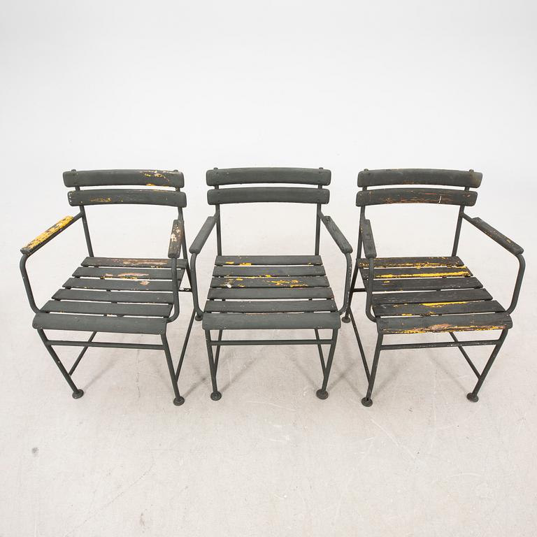 Gunnar Asplund, garden furniture 9 pcs Iwan B. Giertz Motala 1930s.